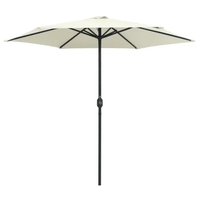 Umbrelă de Grădină cu Stâlp Aluminiu, 270x246 cm - Livrare Gratuită