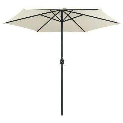Umbrelă de Grădină cu Stâlp Aluminiu, 270x246 cm - Livrare Gratuită