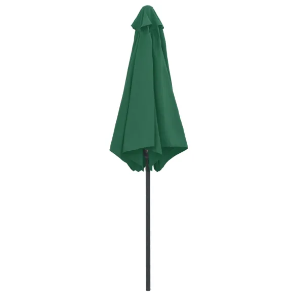 Umbrelă de Soare cu Stâlp din Aluminiu - Verde, 270x246 cm