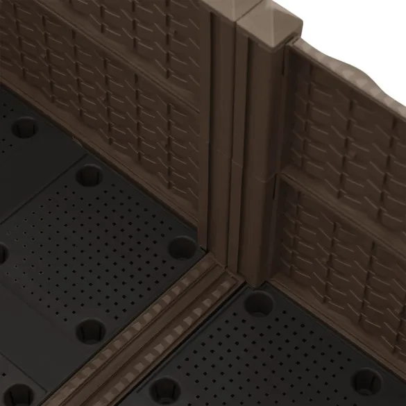 Strat Înălțat Grădinărit 80x80x38 cm - Polipropilenă