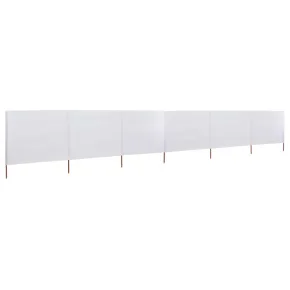Paravan Anti-Vânt Textil 6 Panouri, 800x120 cm - Livrare Gratuită 2