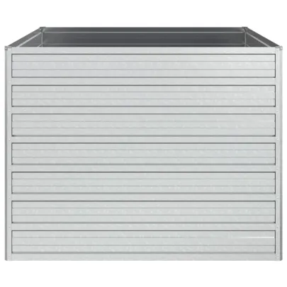 Strat Înălțat Grădină Oțel Galvanizat 100x100x77cm - Livrare Gratuită