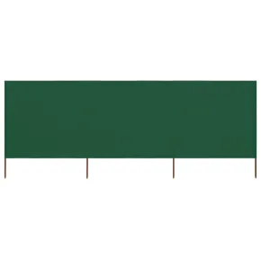 Paravan Anti-Vânt Verde 400x160 cm - Textil și Lemn | Comandă