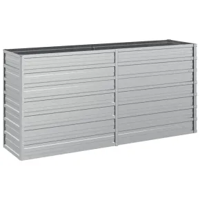 Strat Înălțat Grădină Oțel Galvanizat 160x40x77 cm 2