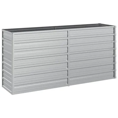 Strat Înălțat Grădină Oțel Galvanizat 160x40x77 cm