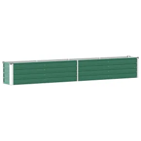 Strat Înălțat Grădină Verde, Oțel Galvanizat - 320x40x45 cm 2