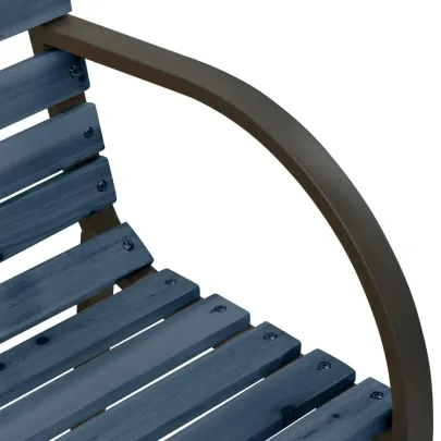 Bancă copii grădină gri - Lemn de brad - Livrare gratuită