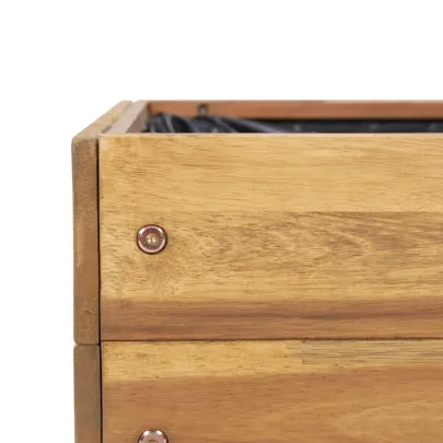 Jardinieră înaltă lemn acacia - 50x40x45 cm | Livrare gratuită