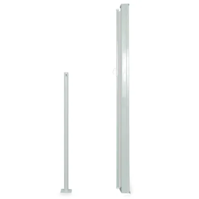 Copertină Laterală Retractabilă Terasă - Negru 160x300 cm