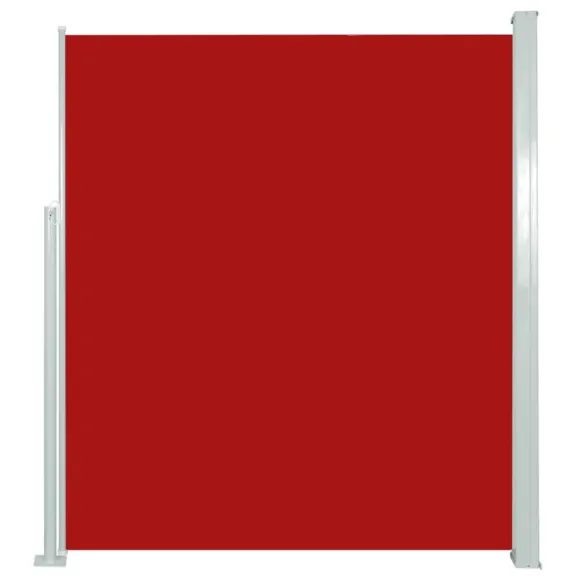 Copertină Laterală Retractabilă Roșie - 160x300 cm