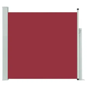 Copertină Laterală Retractabilă Roșu Terasă 170x300 cm 2