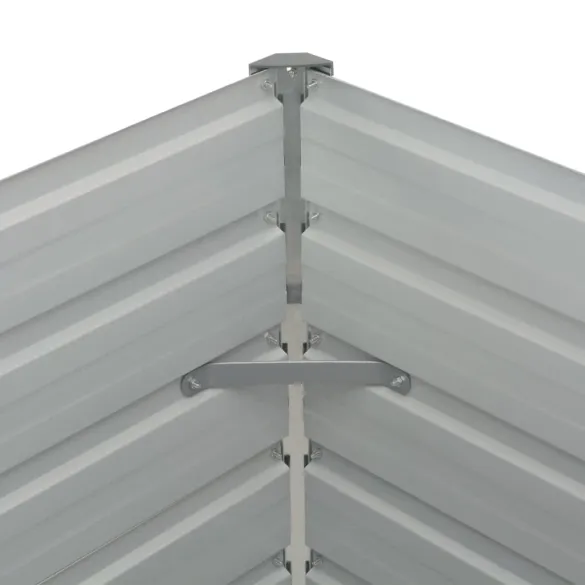 Strat Înălțat Grădină Antracit 160x80x77 cm - Oțel Galvanizat