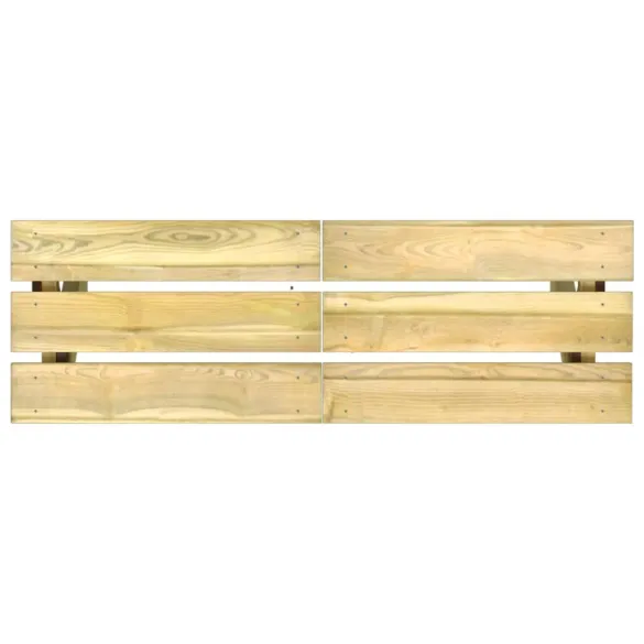 Bancă Grădină Lemn Pin 110 cm - Livrare Gratuită