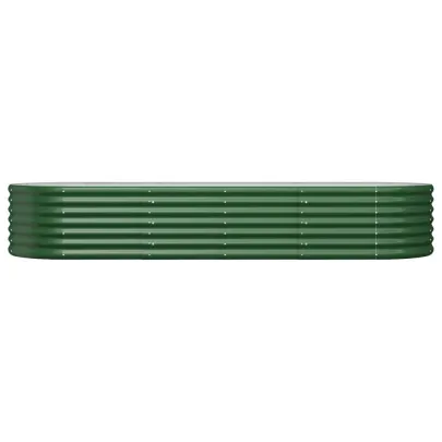 Strat Înălțat Grădină Metalic 224x80x36 cm - Verde
