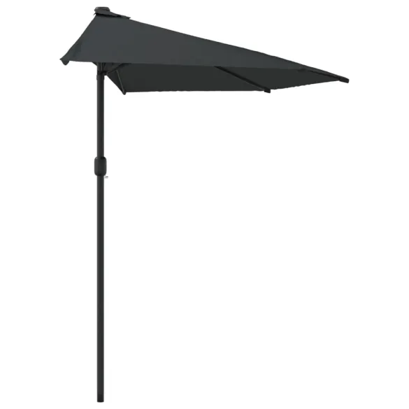 Umbrelă Balcon Aluminiu Antracit - Protecție UV | Livrare Gratuită