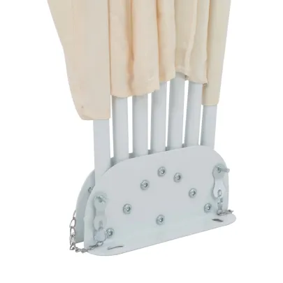 Copertină Laterală Pliabilă Terasă Crem 160 cm | Livrare Gratuită