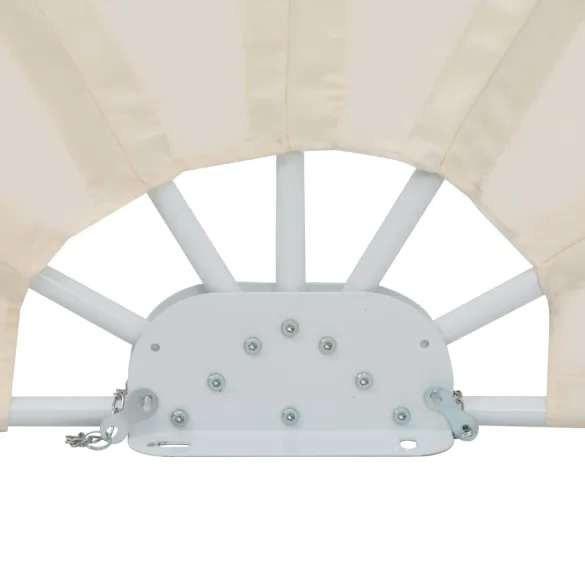 Copertină Laterală Pliabilă Terasă Crem 160 cm | Livrare Gratuită