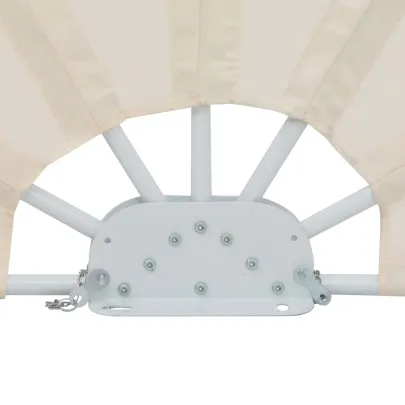 Copertină Laterală Pliabilă Terasă Crem 160 cm | Livrare Gratuită