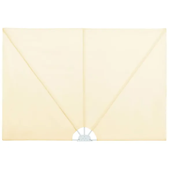 Copertină Laterală Pliabilă Terasă - Crem 300x200 cm