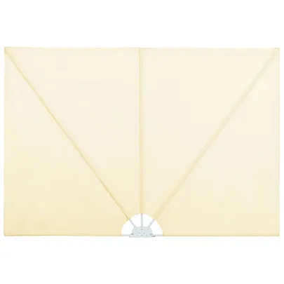 Copertină Laterală Pliabilă Terasă - Crem 300x200 cm