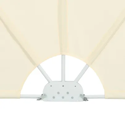 Copertină Laterală Pliabilă Terasă - Crem 300x200 cm