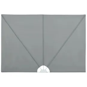 Copertină laterală pliabilă gri 300x150 cm - Umbră terasă 2