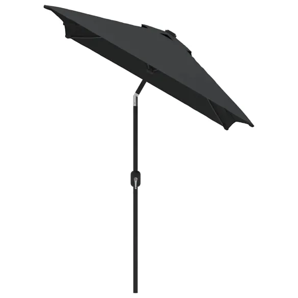 Umbrelă de soare exterior cu stâlp metal - Antracit 300x200 cm