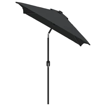 Umbrelă de soare exterior cu stâlp metal - Antracit 300x200 cm