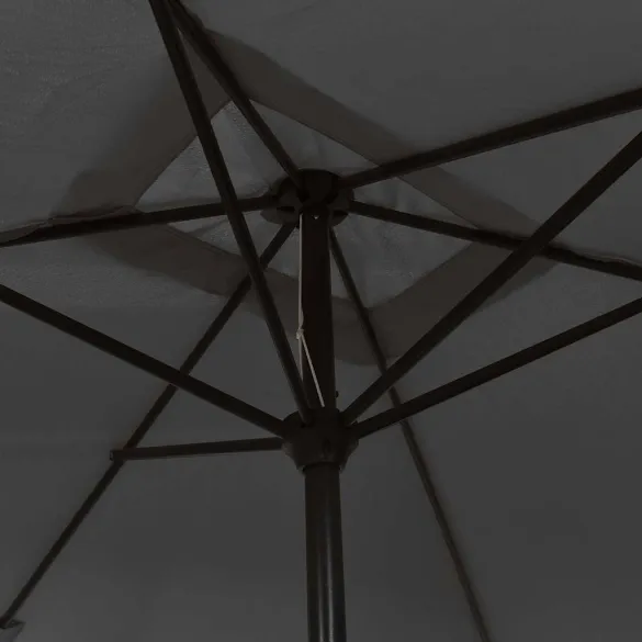 Umbrelă de soare exterior cu stâlp metal - Antracit 300x200 cm