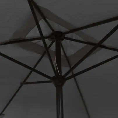 Umbrelă de soare exterior cu stâlp metal - Antracit 300x200 cm