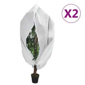 Huse protecție plante iarnă, 2 buc, fermoar lateral