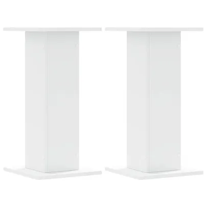 Suporturi Plante Lemn Alb - 2 bucăți - 30x30x60 cm