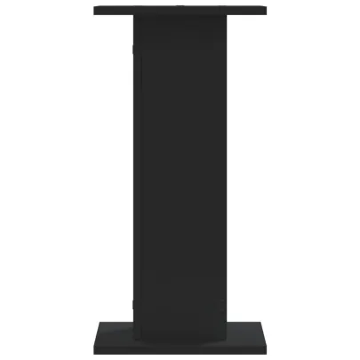 Suporturi Plante Lemn Negru 30x30x60 cm - 2 bucăți