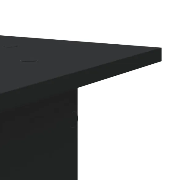 Suporturi Plante Lemn Negru 30x30x60 cm - 2 bucăți