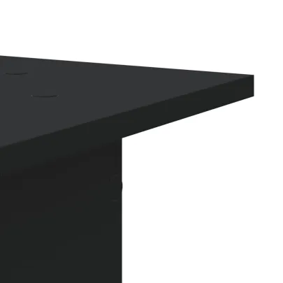 Suporturi Plante Lemn Negru 30x30x60 cm - 2 bucăți