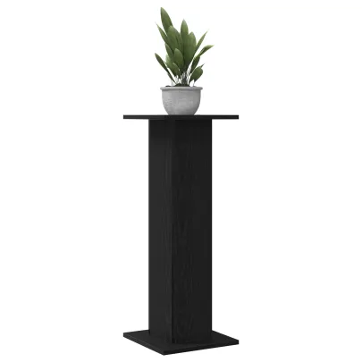 Suport Plante Stejar Negru 80cm - 2 bucăți | vidaXL