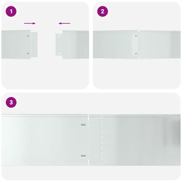 Împrejmuiri Grădină Oțel Galvanizat Flexibil 10 bucăți