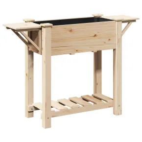 Jardiniere cu Rafturi Lemn Masiv - Interior/Exterior 2