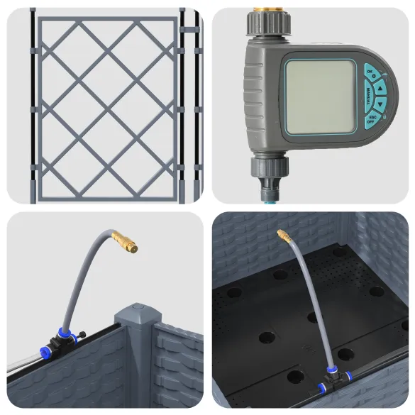 Jardiniere cu Sistem Irigare Auto - Livrare Gratuită