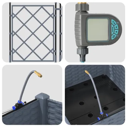 Jardiniere cu Sistem Irigare Auto - Livrare Gratuită