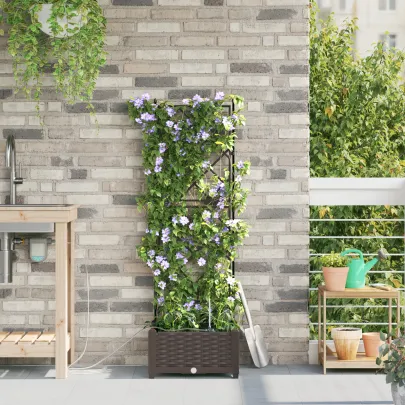 Ghiveci Grădină cu Sistem Irigare Maro - Livrare Gratuită