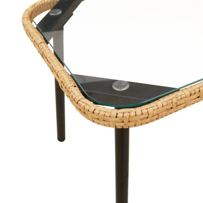 Masă Cafea Poliratan 90x45 cm - Livrare Gratuită