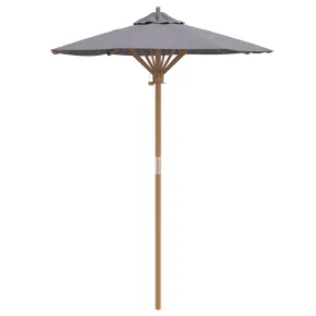 Parasol Bambus Gri 150x210 cm - Livrare Gratuită 2
