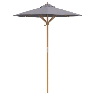 Parasol Bambus Gri 150x210 cm - Livrare Gratuită