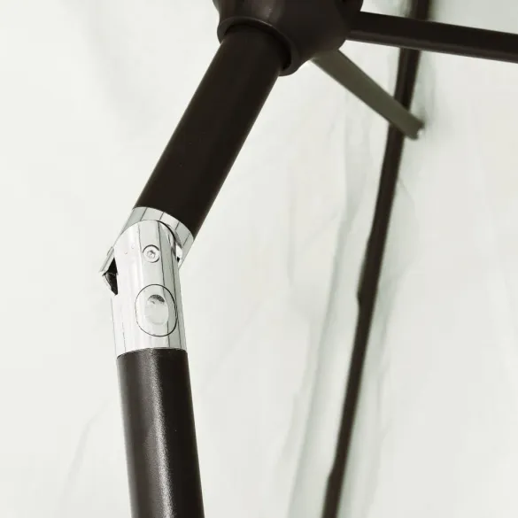 Umbrelă de soare dreptunghiulară 200x300 cm - Alb nisipiu