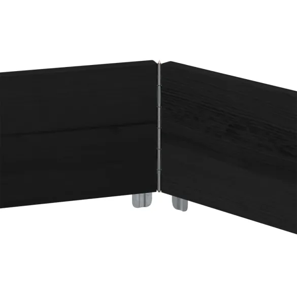 Strat Înălțat Hexagonal din Lemn Masiv de Pin - 160x160 cm