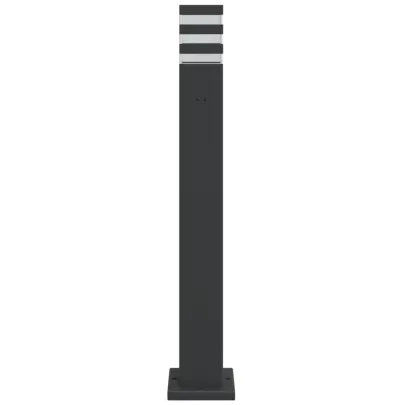 Lampă Podea Exterioară cu Priză IP44, Aluminiu - Livrare Gratuită