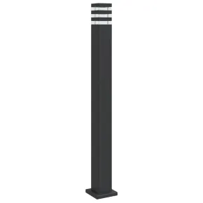 Lampă de podea exterior IP44, aluminiu negru - 110 cm 2