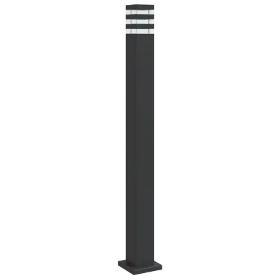 Lampă de podea exterior IP44, aluminiu negru - 110 cm