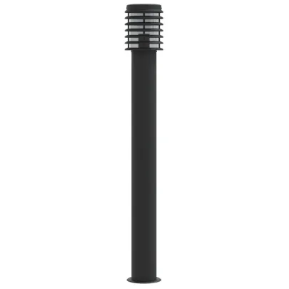 Lampă Exterioară Podea Negru Oțel Inoxidabil 110cm